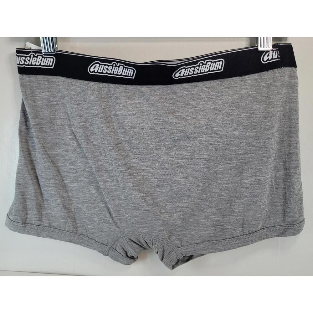 AussieBum Men’s Med 30" Boxer Brief Heather Gray NEW - Picture 2 of 3